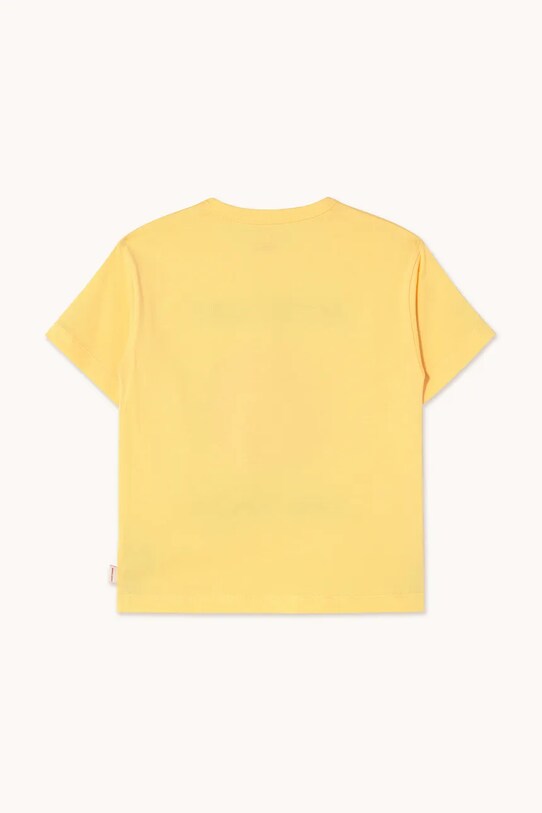 Băieți Tinycottons tricou de bumbac pentru copii SUN TALES GRAPHIC TEE SS25.089 galben