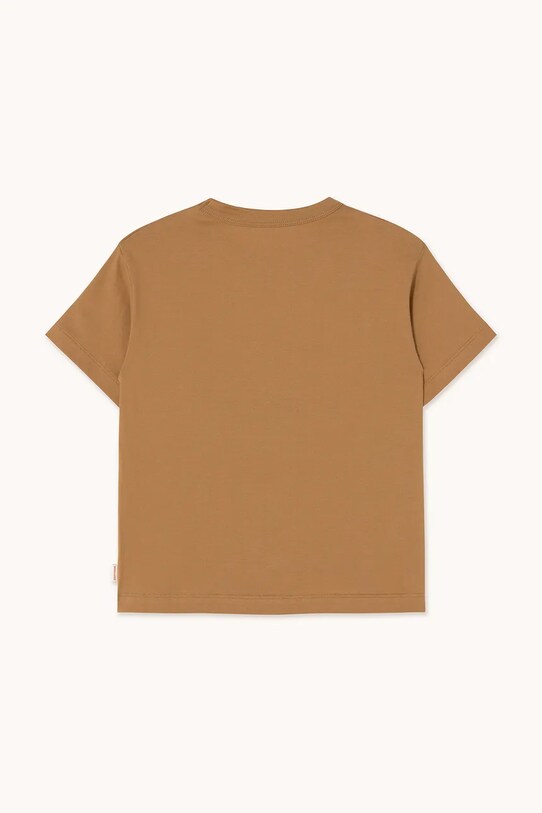 Chłopiec Tinycottons t-shirt bawełniany dziecięcy MIDNIGHT GRAPHIC TEE SS25.093 brązowy