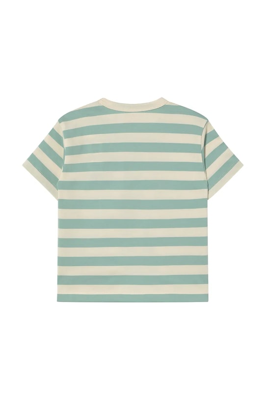 Chłopiec Tinycottons t-shirt bawełniany dziecięcy STRIPES TEE SS25.111 zielony