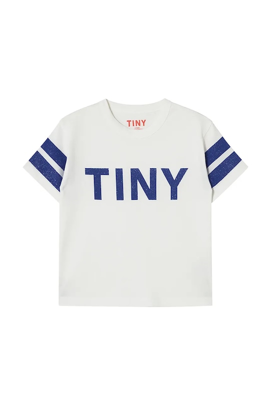 Παιδικό βαμβακερό μπλουζάκι Tinycottons STRIPES TINY TEE SS25.145 μπεζ SS25