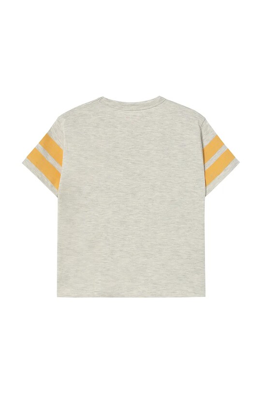 Αγορίστικα Παιδικό βαμβακερό μπλουζάκι Tinycottons STRIPES TINY TEE SS25.145 μπεζ