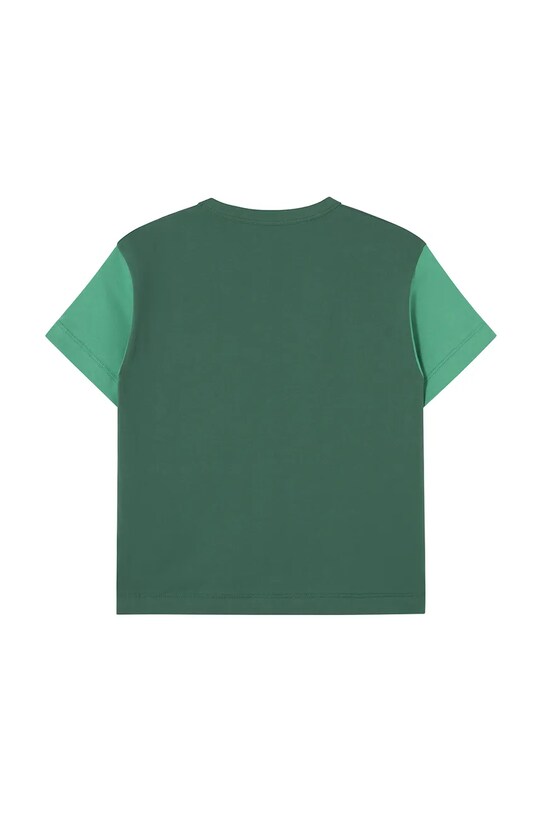 Αγορίστικα Παιδικό βαμβακερό μπλουζάκι Tinycottons COLOR BLOCK TEE SS25.159 πράσινο