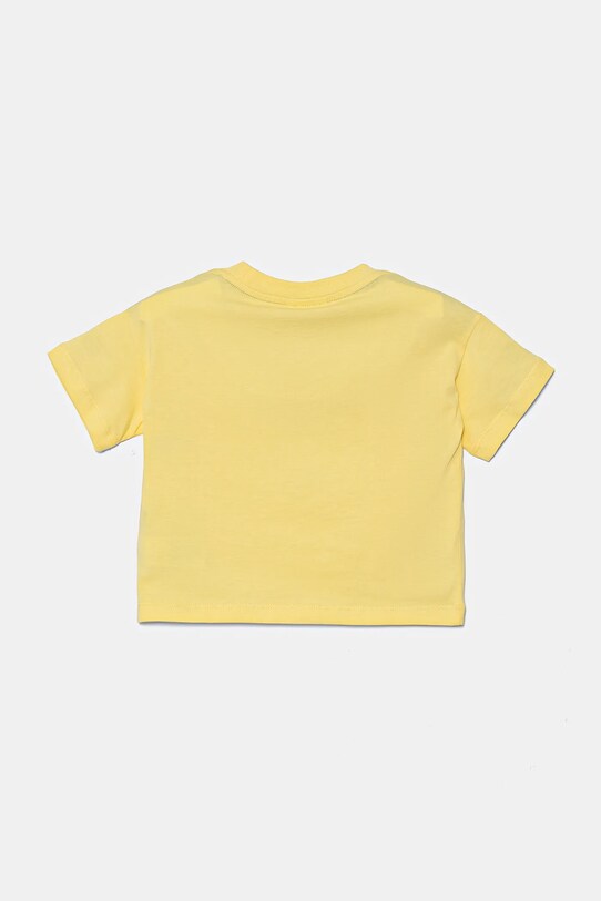 Детская хлопковая футболка Lacoste TJ2463 жёлтый SS25