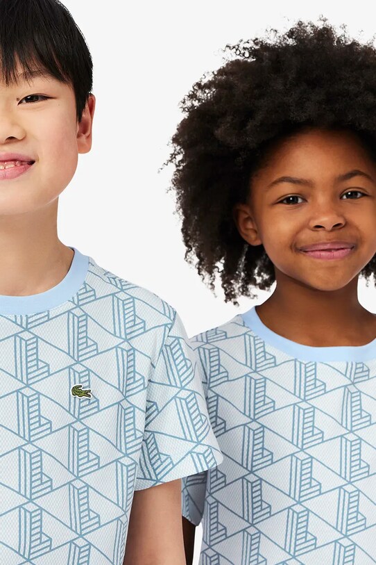 Дитяча бавовняна футболка Lacoste TJ8411
