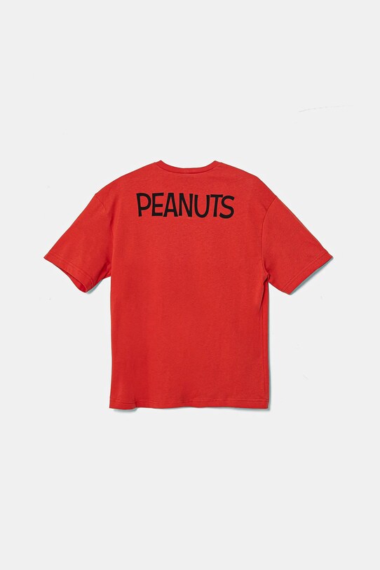 United Colors of Benetton tricou de bumbac pentru copii 3X1SC10NI.G.Seasonal rosu SS25