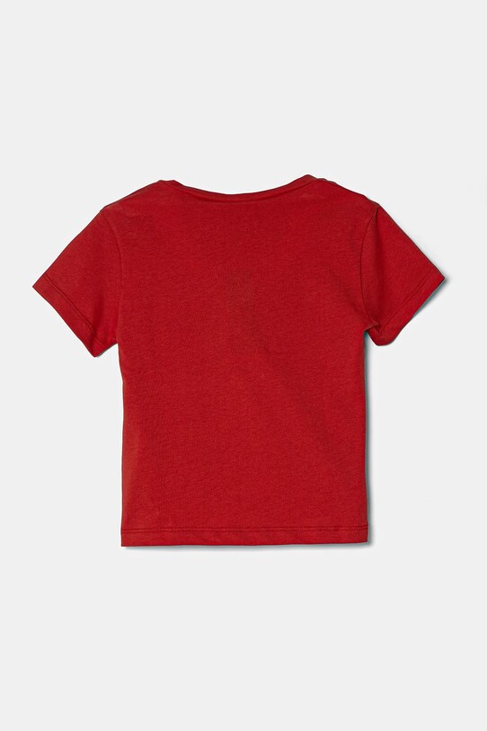 Παιδικό βαμβακερό μπλουζάκι United Colors of Benetton 3X1SG10IB.P.Seasonal κόκκινο SS25