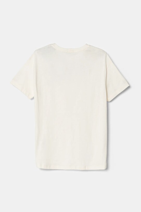 United Colors of Benetton tricou de bumbac pentru copii 3I1XC10N3.G.Seasonal bej SS25