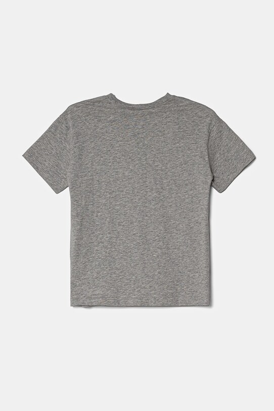 Παιδικό βαμβακερό μπλουζάκι United Colors of Benetton 3I1XC10N3.G.Seasonal γκρί SS25