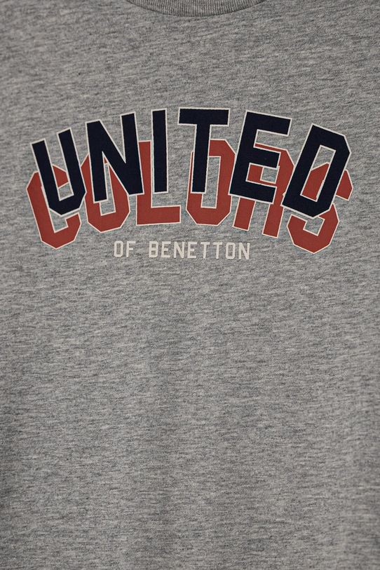 Fiú United Colors of Benetton gyerek pamut póló 3I1XC10N3.G.Seasonal szürke