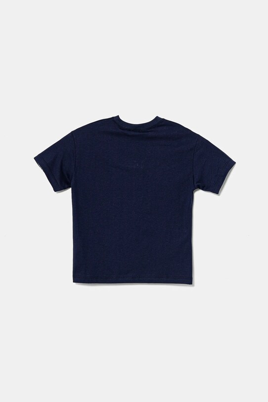 United Colors of Benetton tricou de bumbac pentru copii 3I1XC10N3.G.Seasonal bleumarin SS25
