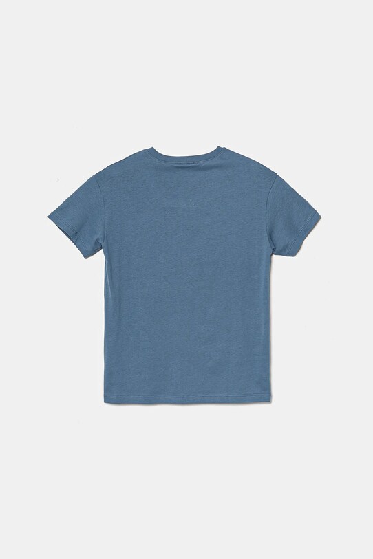 United Colors of Benetton tricou de bumbac pentru copii 3I1XC10N3.G.Seasonal albastru SS25