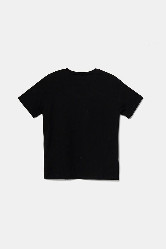 Дитяча бавовняна футболка United Colors of Benetton 3I1XC10N3.G.Seasonal чорний SS25
