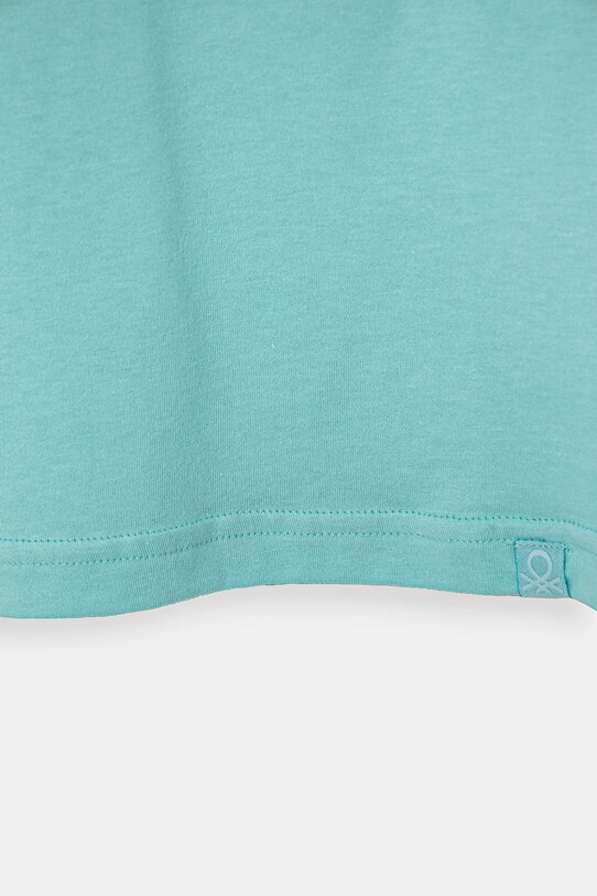 Băieți United Colors of Benetton tricou de bumbac pentru copii 3I1XC109W.G.Season.PPYA turcoaz