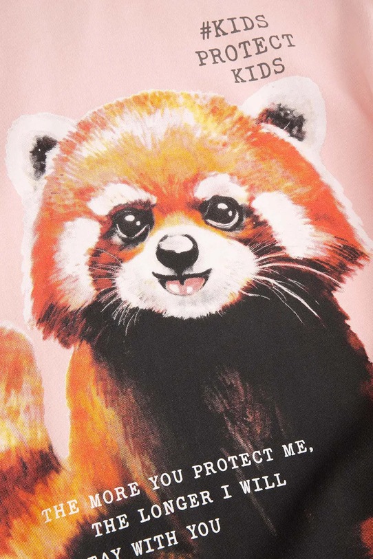 Dječja pamučna majica kratkih rukava Coccodrillo bež WC5143205VUA