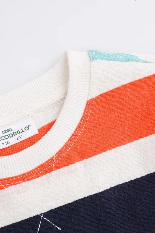 Coccodrillo tricou de bumbac pentru copii multicolor WC5143204HBK