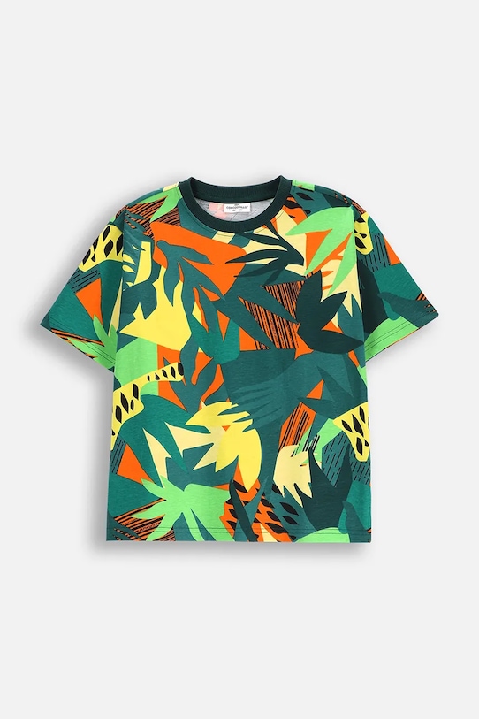 Coccodrillo tricou de bumbac pentru copii cu modele multicolor WC5143203TBJ