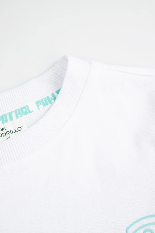 Băieți Coccodrillo tricou de bumbac pentru copii WC5143209LBD alb