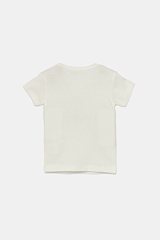 United Colors of Benetton tricou din bumbac pentru bebelusi 3I9WA1062.W.Seasonal alb SS25