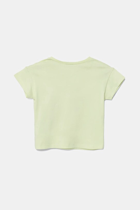 United Colors of Benetton tricou din bumbac pentru bebelusi 3096A106D.W.Seasonal verde SS25