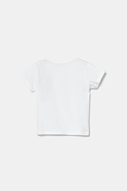 Детская хлопковая футболка United Colors of Benetton 3I1XA1069.W.Seasonal белый SS25