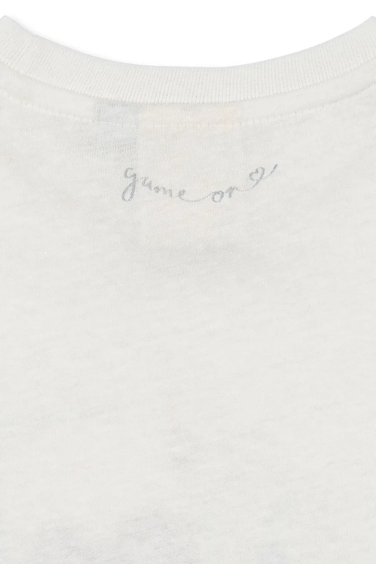 Konges Sløjd t-shirt z domieszką lnu dziecięcy RHW X KS JACK TEE OCS KS103604 biały