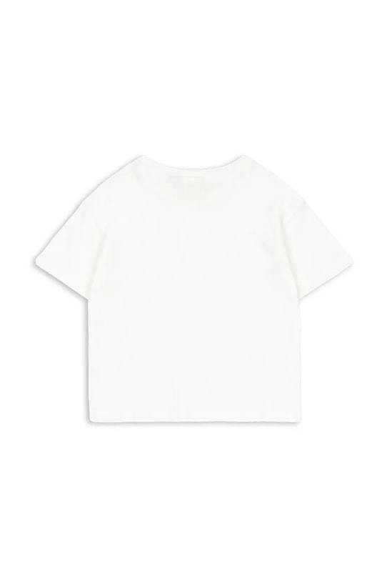 Konges Sløjd tricou din amestec de in pentru copii RHW X KS JONGLEUR TEE OCS KS103606 alb SS25