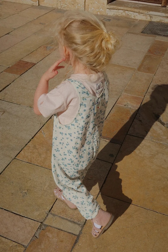 Konges Sløjd t-shirt bawełniany dziecięcy RHW X KS LETTRE TEE OCS KS103612