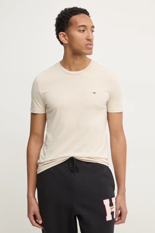 Футболка Tommy Jeans regular бежевий DM0DM20363