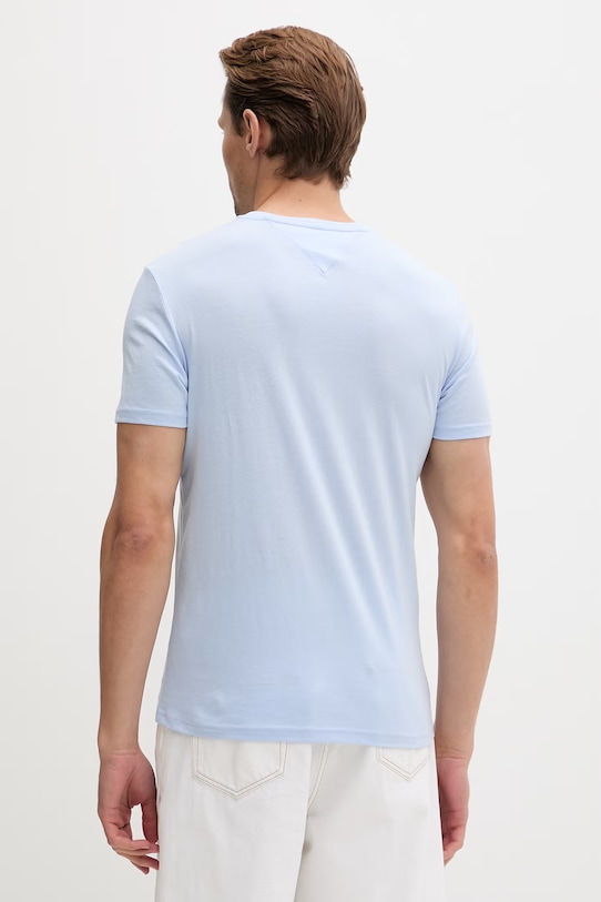 Îmbrăcăminte Tommy Jeans tricou bărbați DM0DM20363 albastru