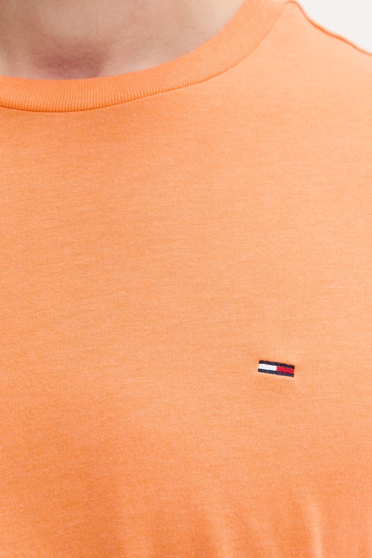 Tommy Jeans tricou bărbați DM0DM20363 portocaliu