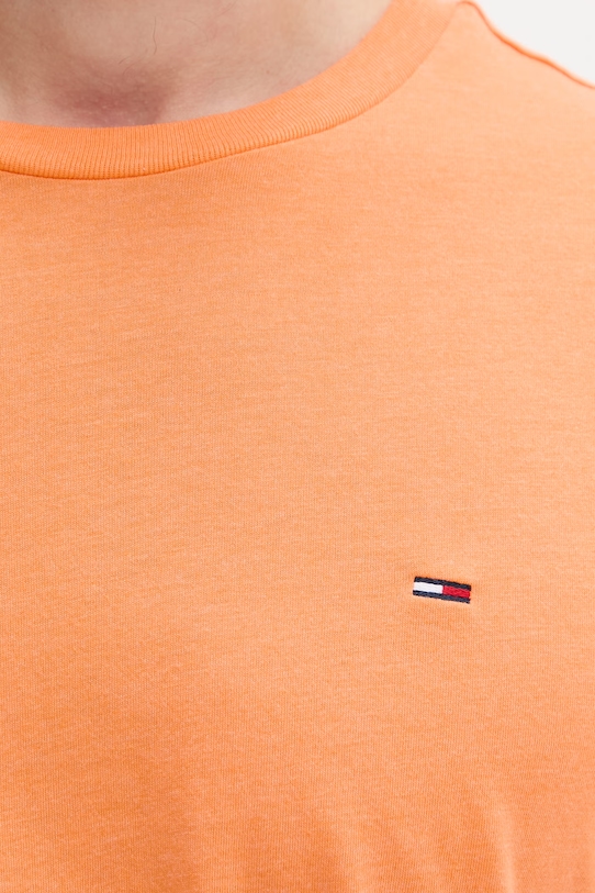 Tommy Jeans T-shirt ανδρικό DM0DM20363 πορτοκαλί
