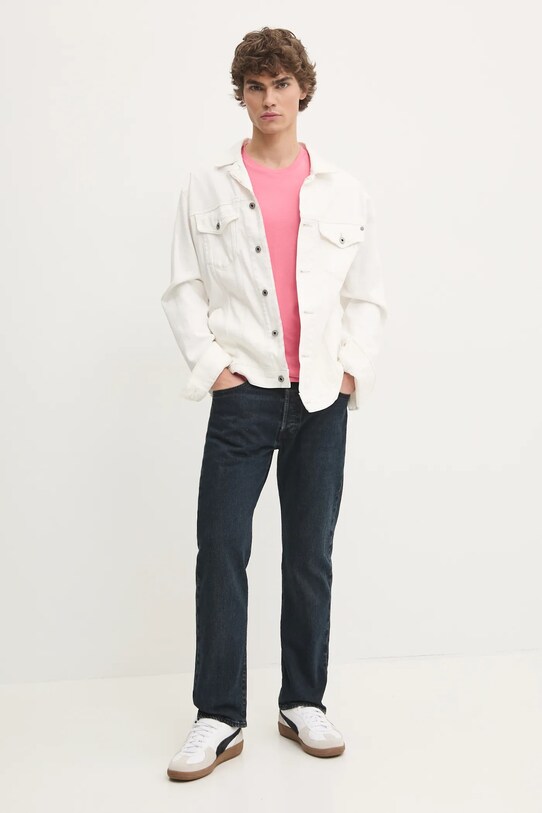 Футболка Tommy Jeans DM0DM20363 розовый SS25