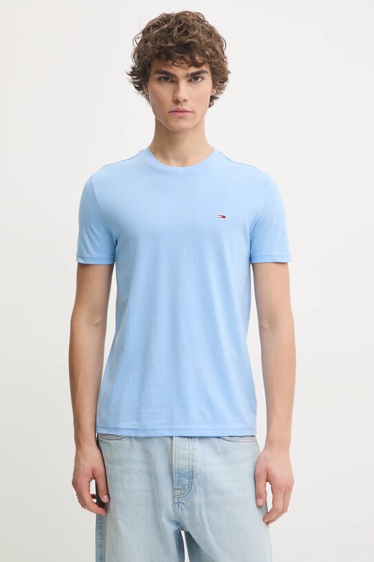 Футболка Tommy Jeans блакитний DM0DM20363