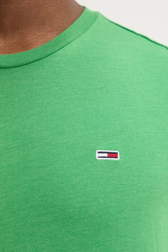 Tommy Jeans tricou DM0DM20363 verde