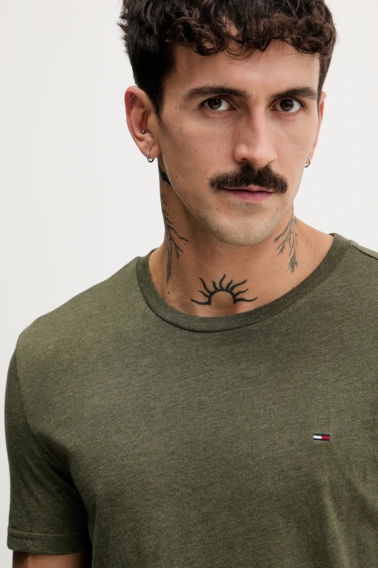 Tommy Jeans t-shirt zielony DM0DM20363