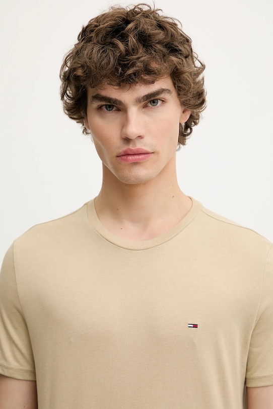 Oblečení Tričko Tommy Jeans DM0DM20363 béžová