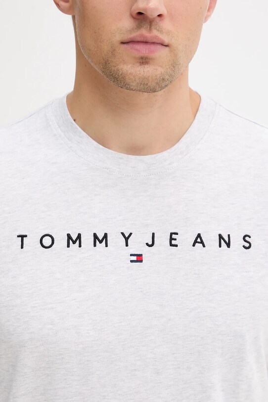 Tommy Jeans tricou din bumbac gri DM0DM20744