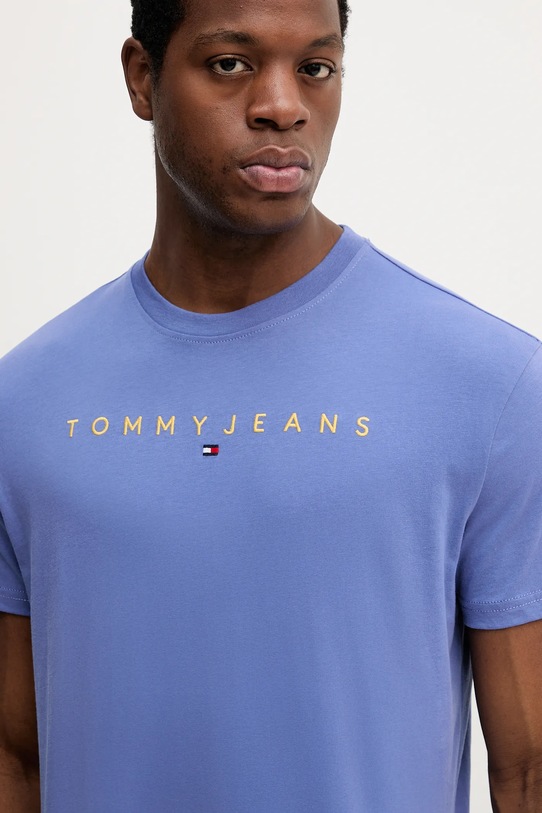 Oblečení Bavlněné tričko Tommy Jeans DM0DM20744 modrá
