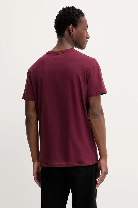 Одежда Хлопковая футболка Tommy Jeans DM0DM20744 бордо
