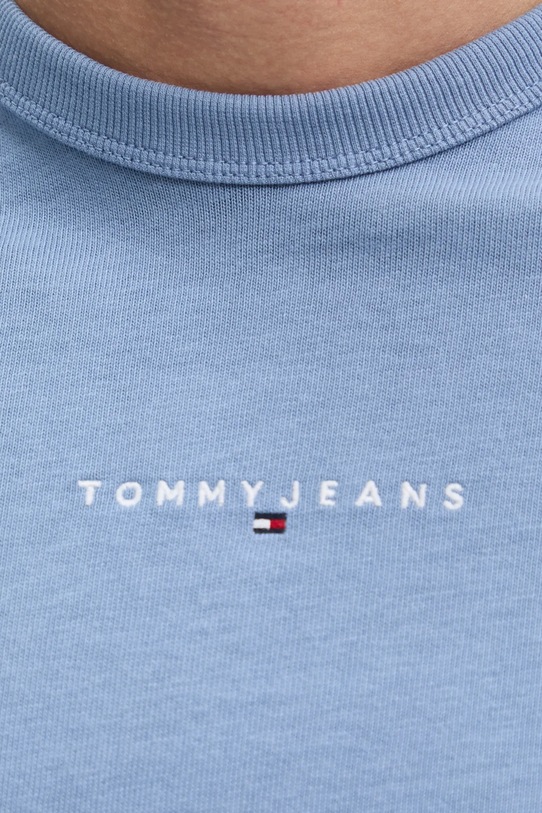 Tommy Jeans tricou din bumbac DM0DM21110 albastru