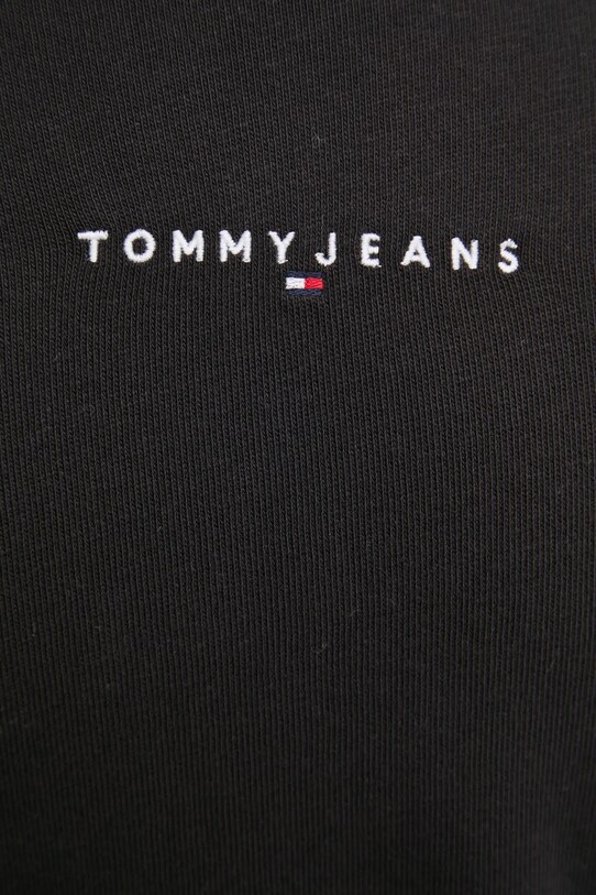 Бавовняна футболка Tommy Jeans DM0DM21110 чорний