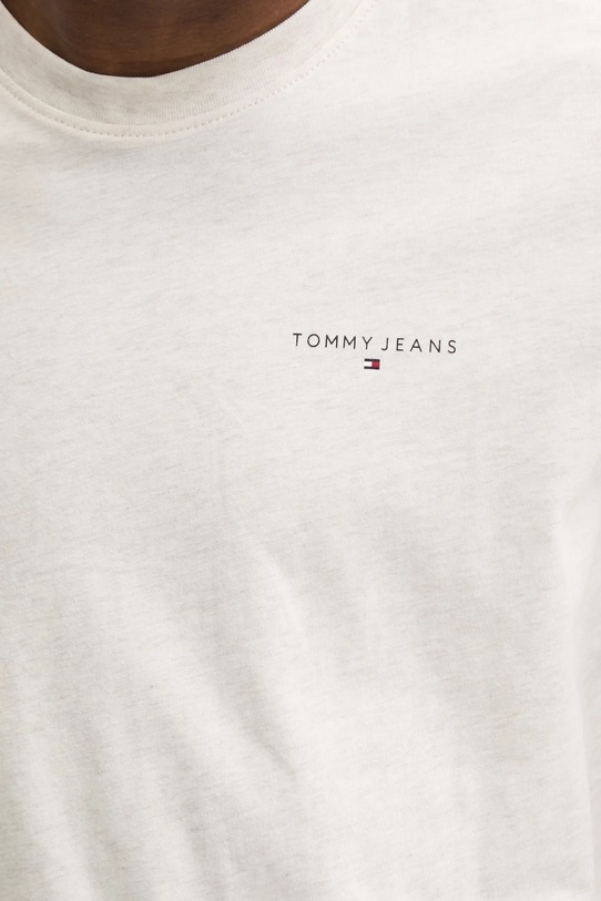 Tommy Jeans tricou din bumbac DM0DM21188 bej