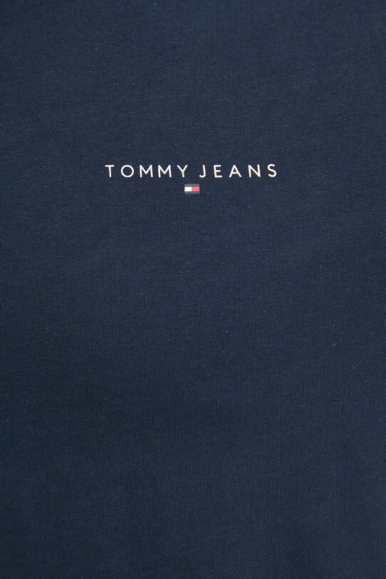 Бавовняна футболка Tommy Jeans DM0DM21188 темно-синій
