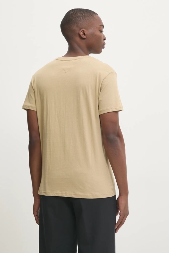 Oblečení Bavlněné tričko Tommy Jeans DM0DM21188 béžová