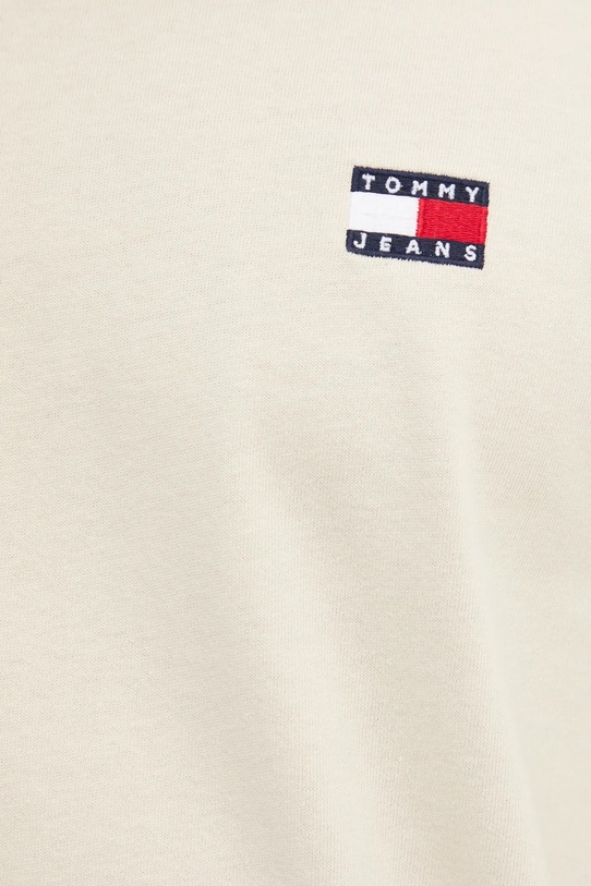 Tommy Jeans tricou din bumbac DM0DM20322 bej