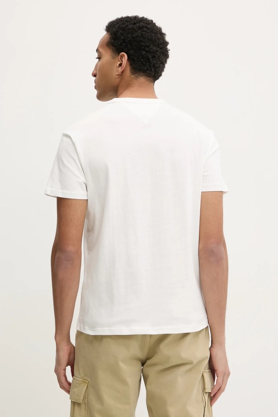 Îmbrăcăminte Tommy Jeans tricou din bumbac DM0DM20322 bej