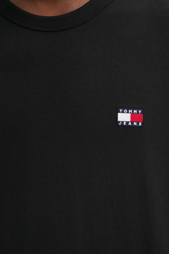 Bavlnené tričko Tommy Jeans DM0DM20322 čierna