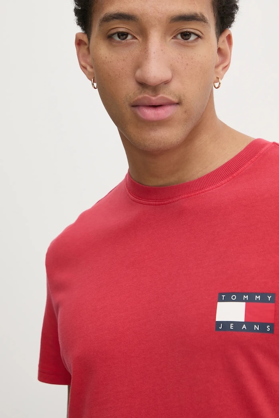 Îmbrăcăminte Tommy Jeans tricou DM0DM20346 rosu