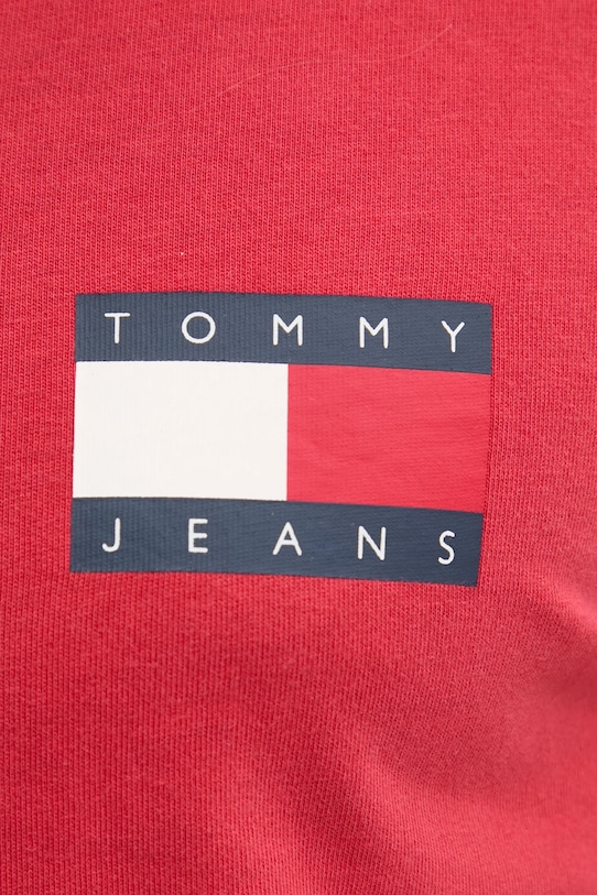 Tommy Jeans tricou rosu DM0DM20346