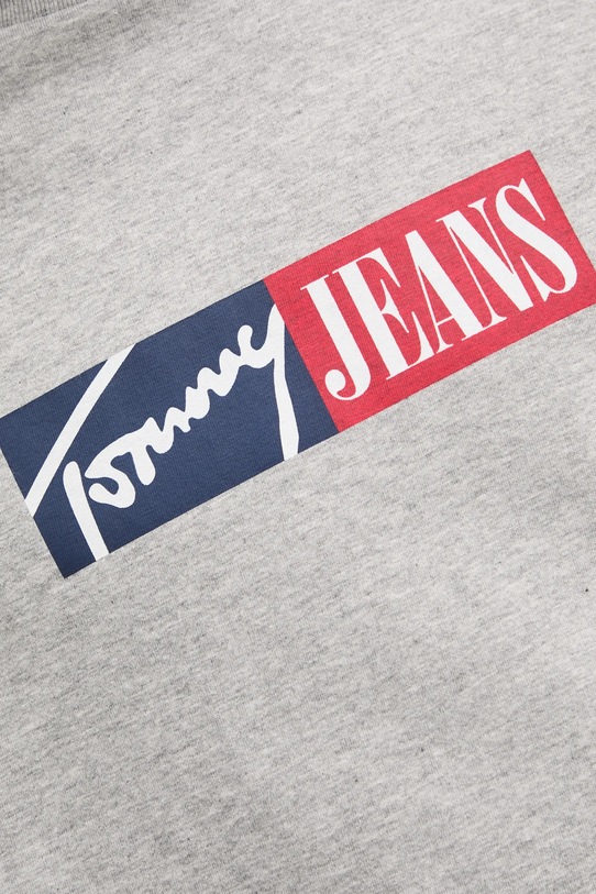 Tommy Jeans t-shirt bawełniany DM0DM20365 szary